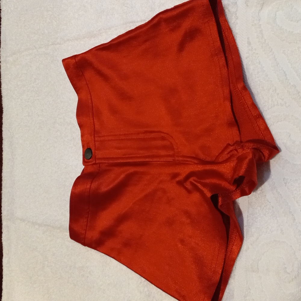 American Apparel Shiny Shorts